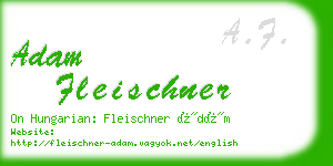 adam fleischner business card